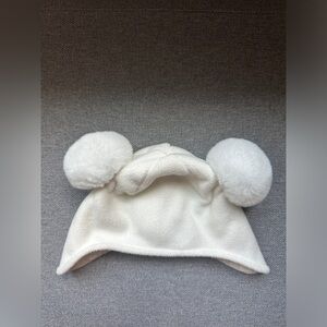Gymboree Fleece Baby Winter Hat With 2 Pom Poms